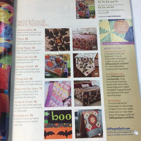 American Patchwork & Quilting Magazine Better Homes & Gardens October 2008 Issue - Picture 5 of 9